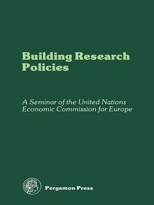 cover image of Building Research Policies